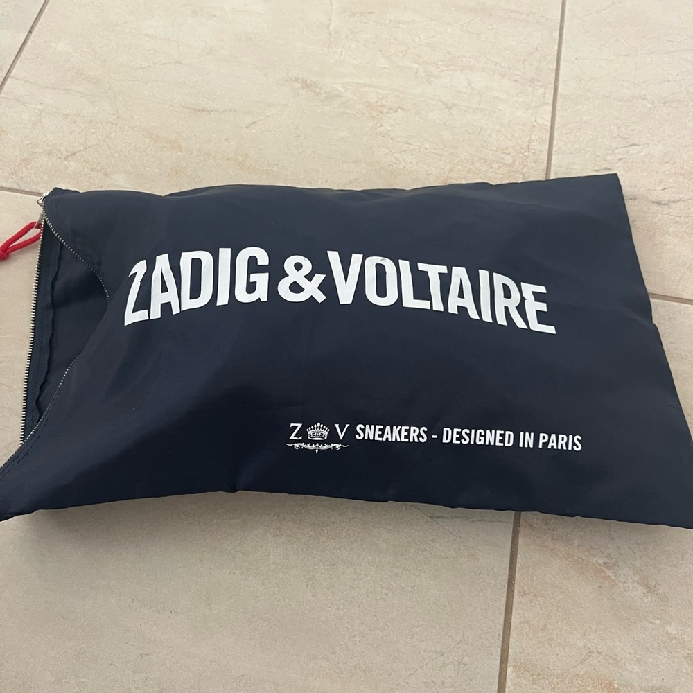 Zadig and Volatair metallic leather leopard wild print size 7.5 euro 38 - Picture 9 of 9